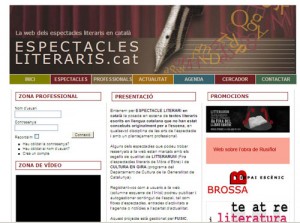 Neix el web dels espectacles literaris en català