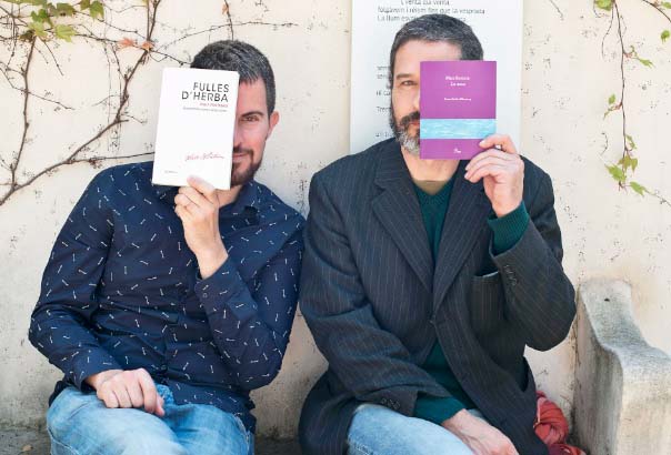 Jaume C. Pons Alorda i Marc Romera, nous premis Cavall Verd (foto: Carme Esteve/AELC).