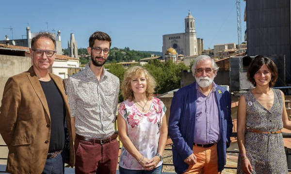 Jordi Folck, Marc Rovira, Maria Carme Roca, Vicenç Villatoro i Anna Riera.  